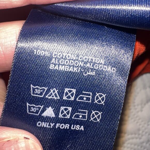 VILEBREQUIN Polo Shirt Men’s Size L Orange Short Sleeve Logo Preppy Athletic - Picture 12 of 16